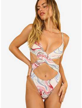 Dippin' Daisy's Bay Breeze One Piece Multi-Colored Ripples, , hi-res