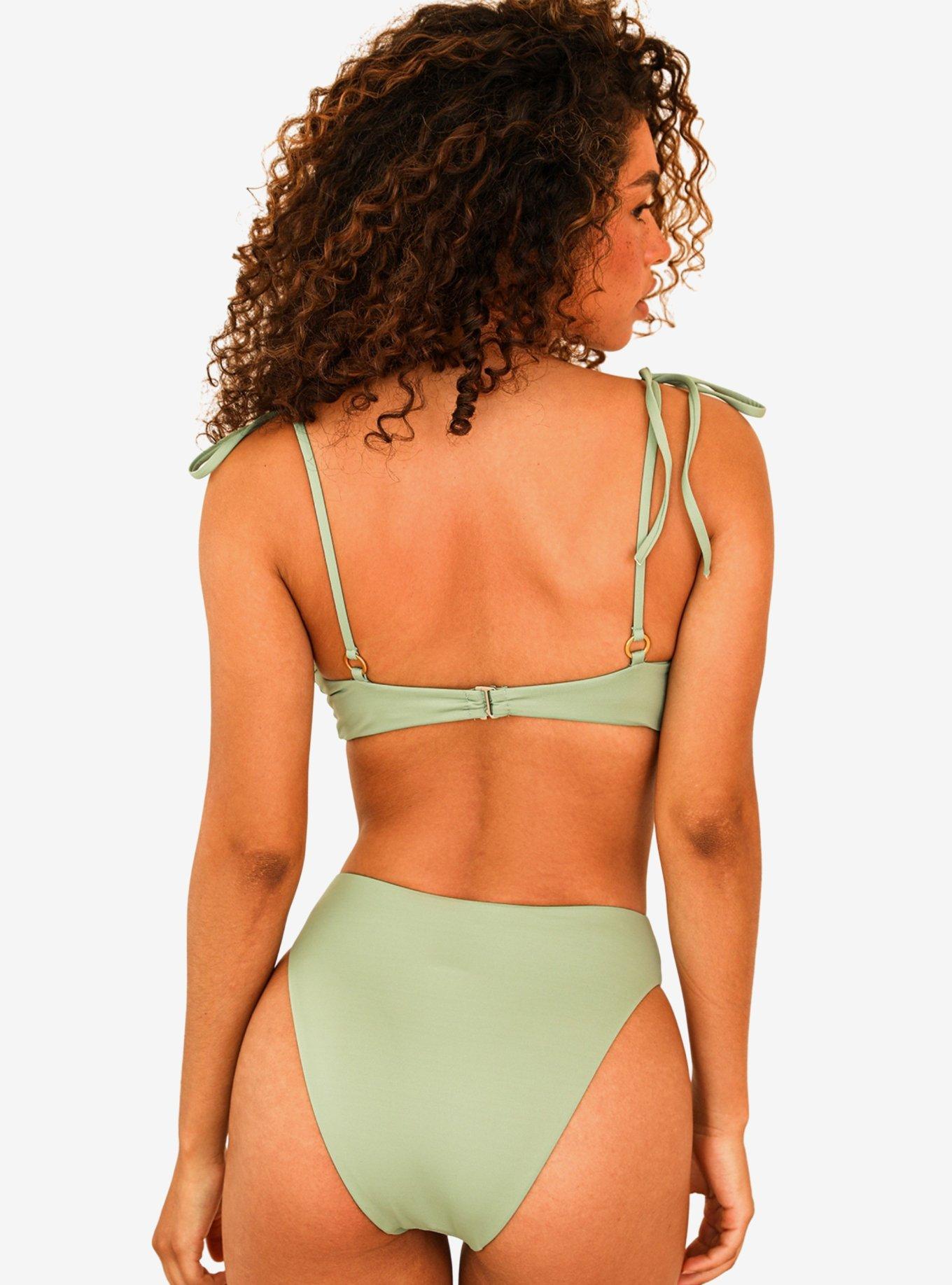 Dippin' Daisy's Seashore Swim Bottom Eucalyptus Green, GREEN, alternate