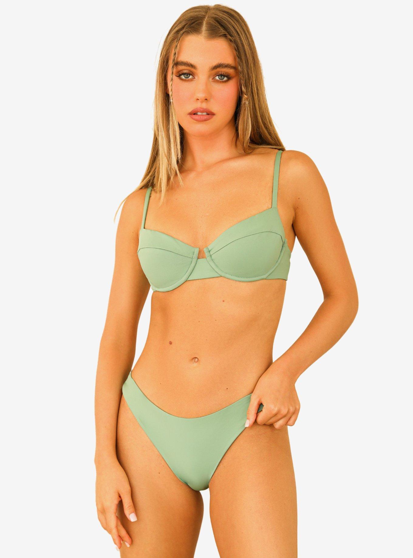 Dippin' Daisy's Gigi Swim Top Eucalyptus Green, GREEN, alternate