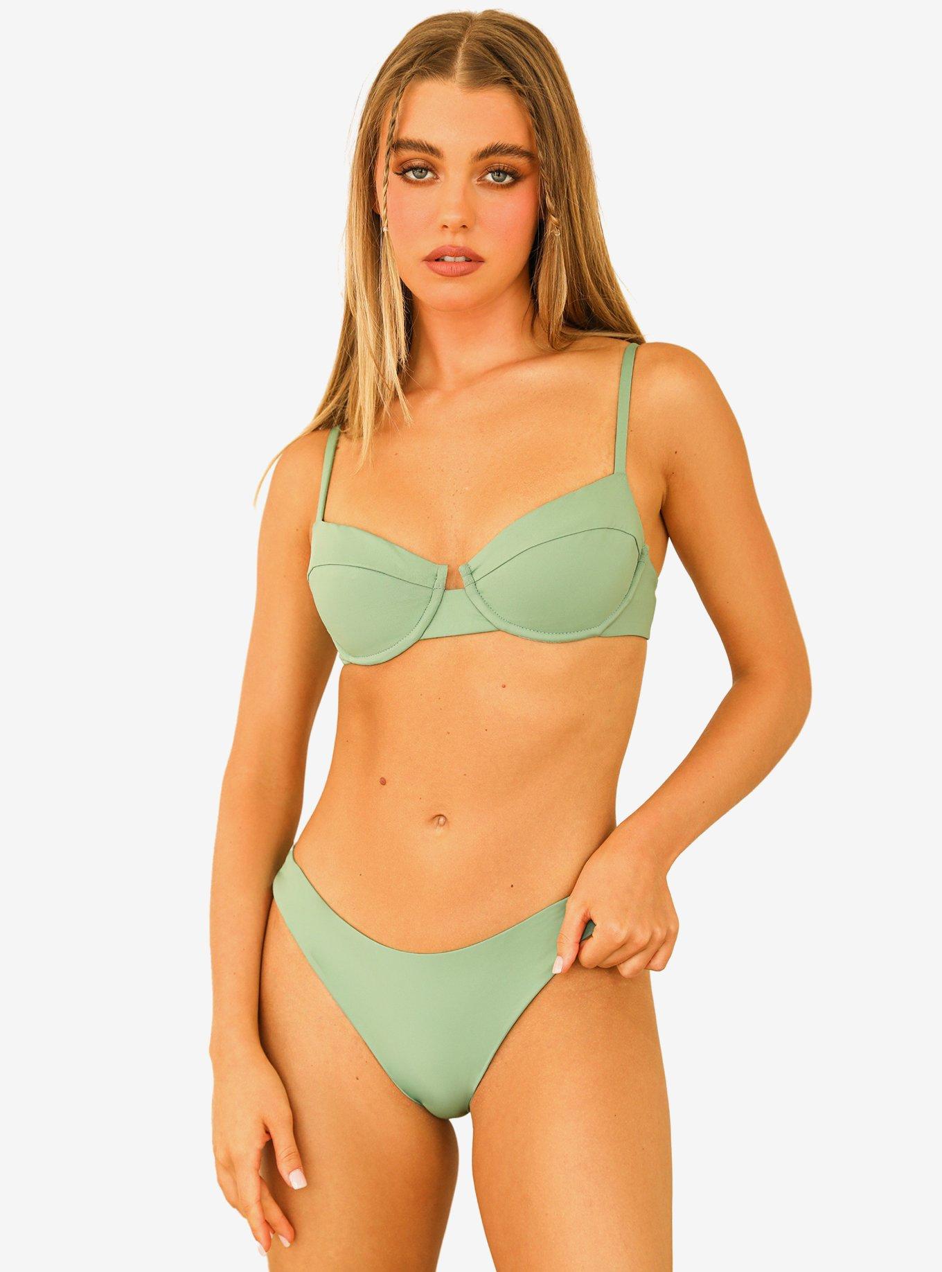 Dippin' Daisy's Nocturnal Swim Bottom Eucalyptus Green, GREEN, alternate