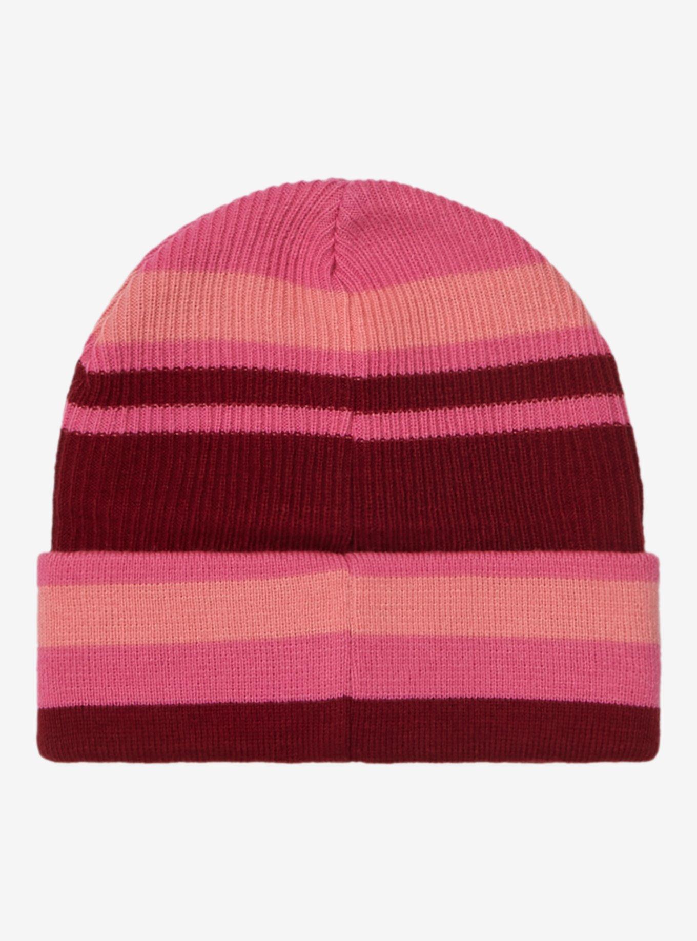 Peanuts Snoopy Good Vibes Only Stripe Beanie, , alternate