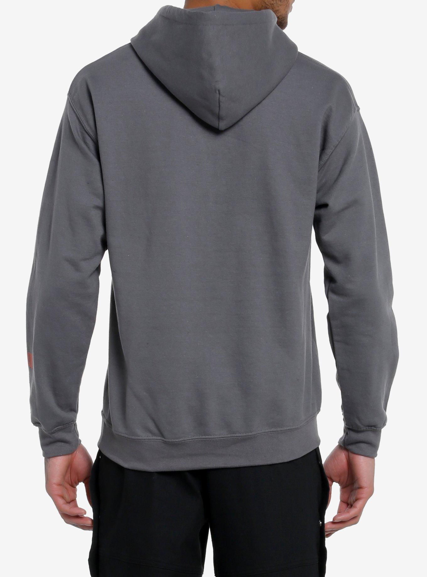 Ice Cube Portrait Collage Hoodie, CHARCOAL, alternate