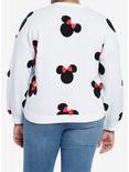 Disney Minnie Mouse Polka Dot Bows Cardigan Plus Size, BLACK RED DOTS, alternate