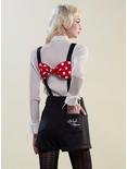Disney Minnie Mouse Red Bow Shortalls, BLACK RED DOTS, alternate