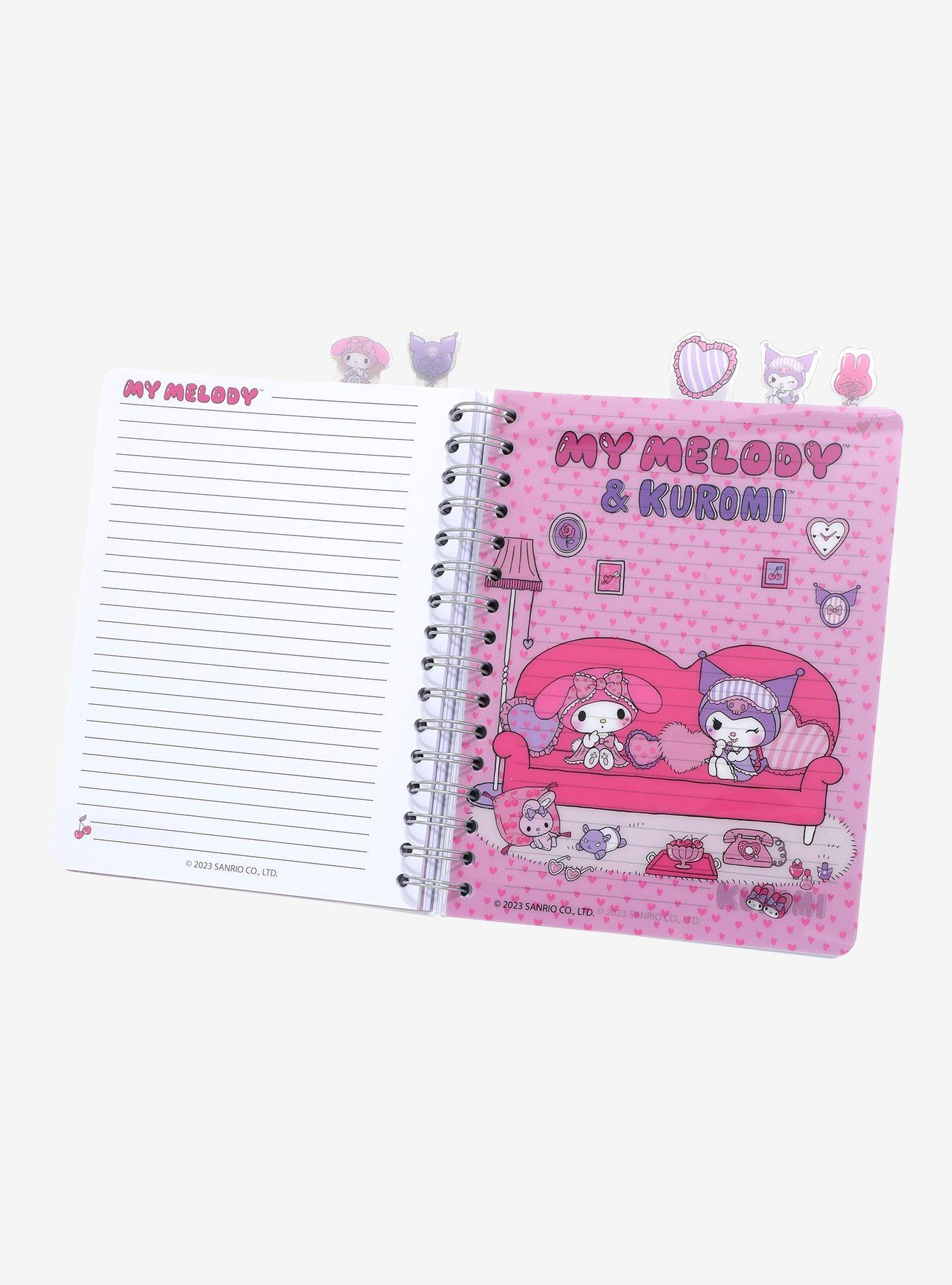 My Melody & Kuromi Sleepover Tab Journal, , hi-res