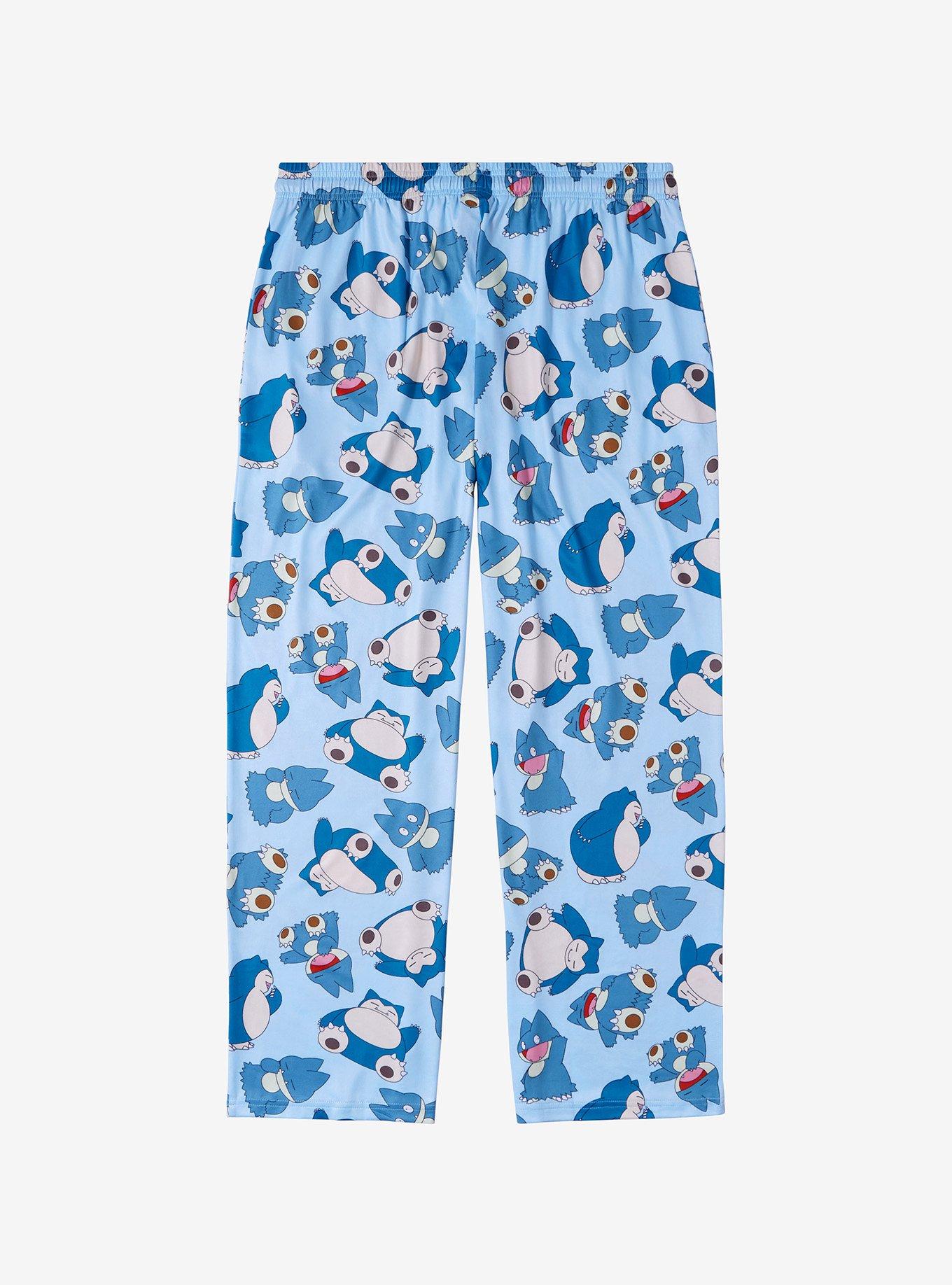 Pokémon Snorlax and Munchlax Allover Print Women's Plus Size Sleep Pants — BoxLunch Exclusive, , hi-res