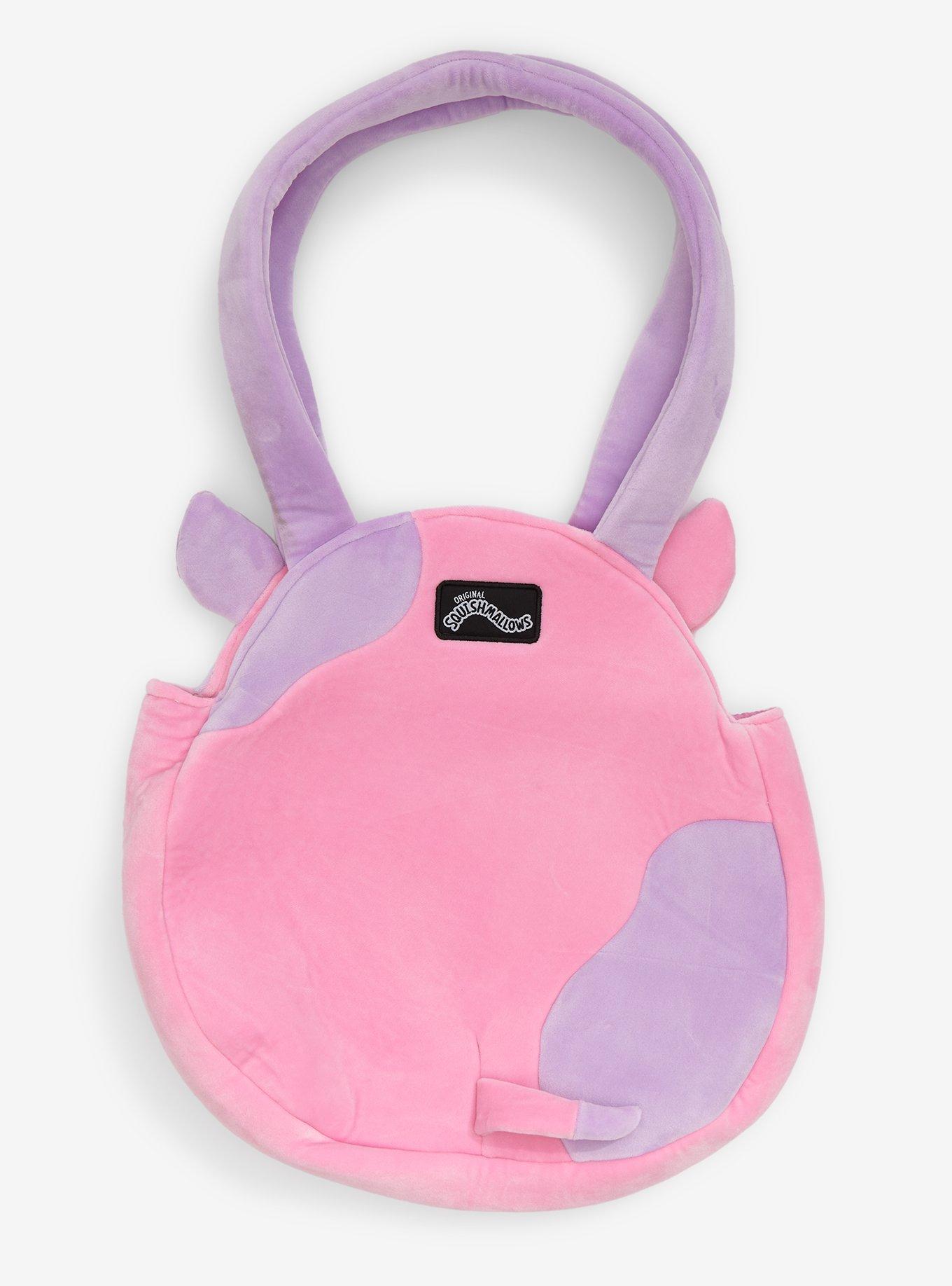 Squishmallows Patty The Cow Plush Tote Bag, , alternate