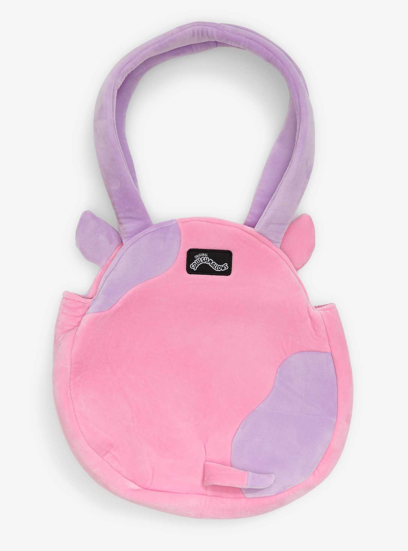 Squishmallows Patty The Cow Plush Tote Bag, , hi-res