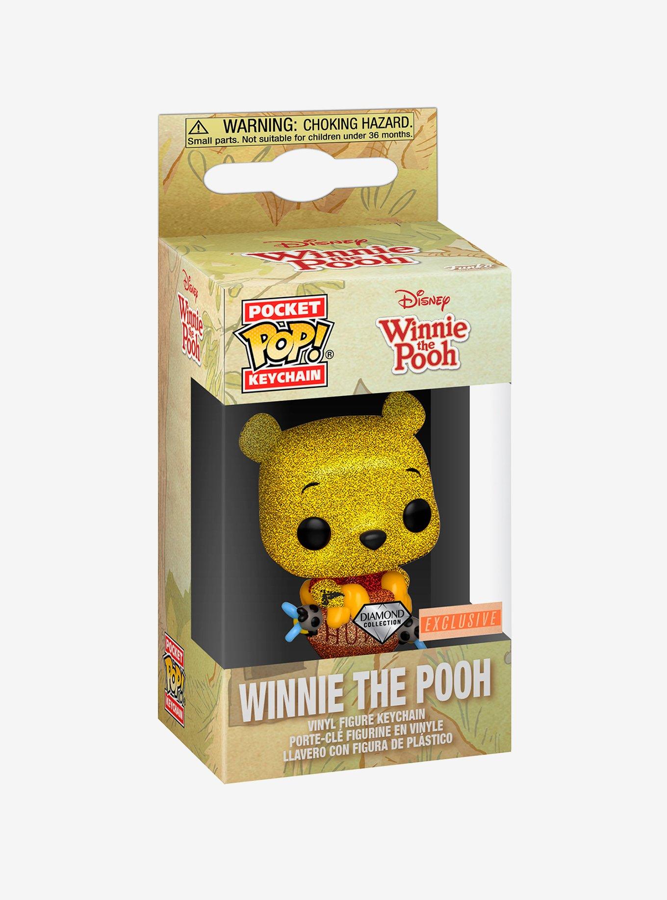 Funko Pocket Pop! Disney Winnie the Pooh Diamond Collection Pooh Bear Vinyl Keychain - BoxLunch Exclusive