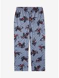 Marvel Spider-Man Miles Morales Allover Print Sleep Pants - BoxLunch Exclusive, CHARCOAL, alternate