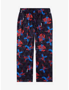 Marvel Spider-Man Allover Print Women's Plus Size Sleep Pants - BoxLunch Exclusive, , hi-res