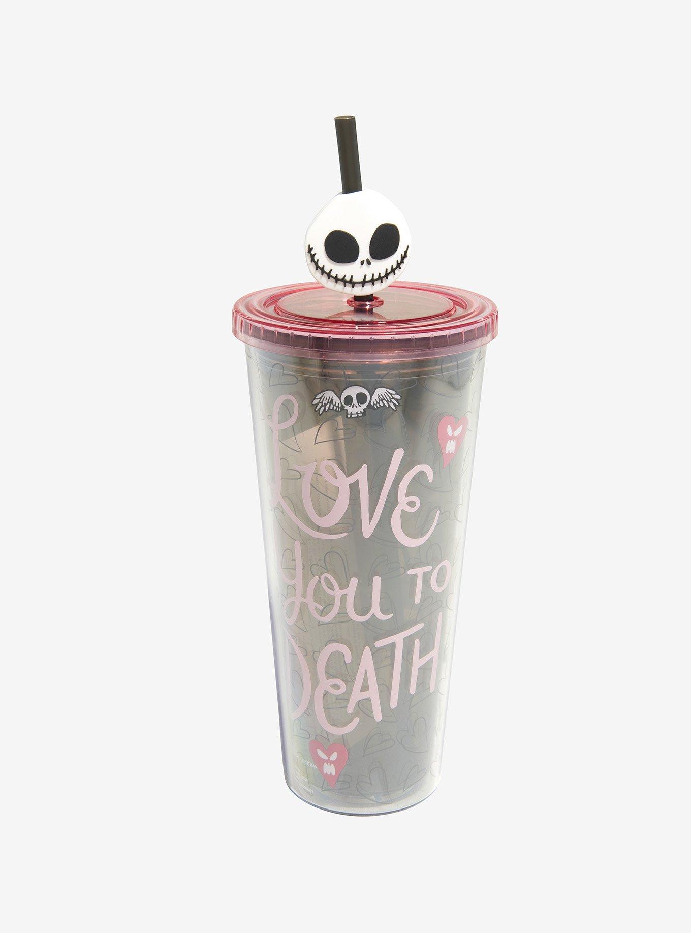 The Nightmare Before Christmas Love You To Death Acrylic Travel Cup, , alternate