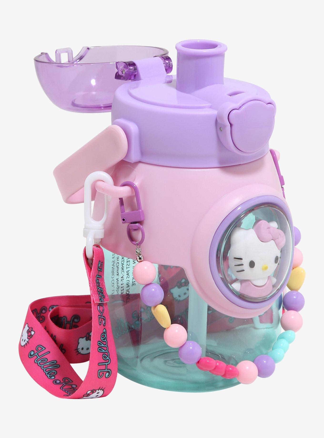 Hello Kitty Water Bottle With Lanyard, , alternate