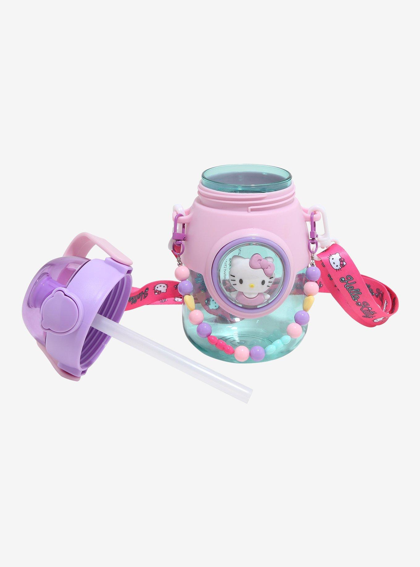 Hello Kitty Water Bottle With Lanyard, , alternate