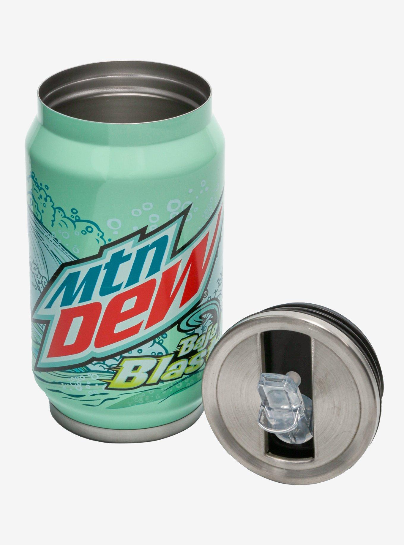 Mountain Dew Baja Blast Soda Can Water Bottle, , alternate