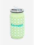 Keroppi Gingham Soda Can Water Bottle, , alternate