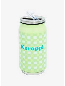 Keroppi Gingham Soda Can Water Bottle, , hi-res
