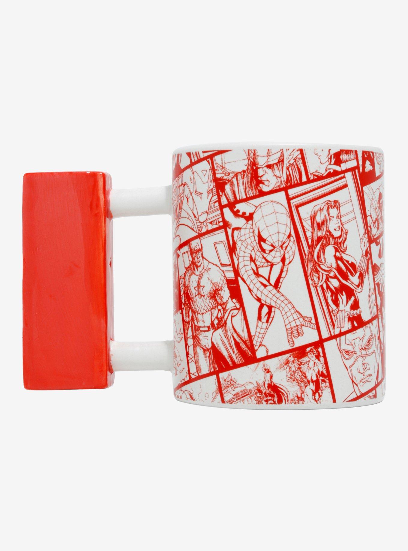 Marvel Comics Logo Figural Mug, , alternate