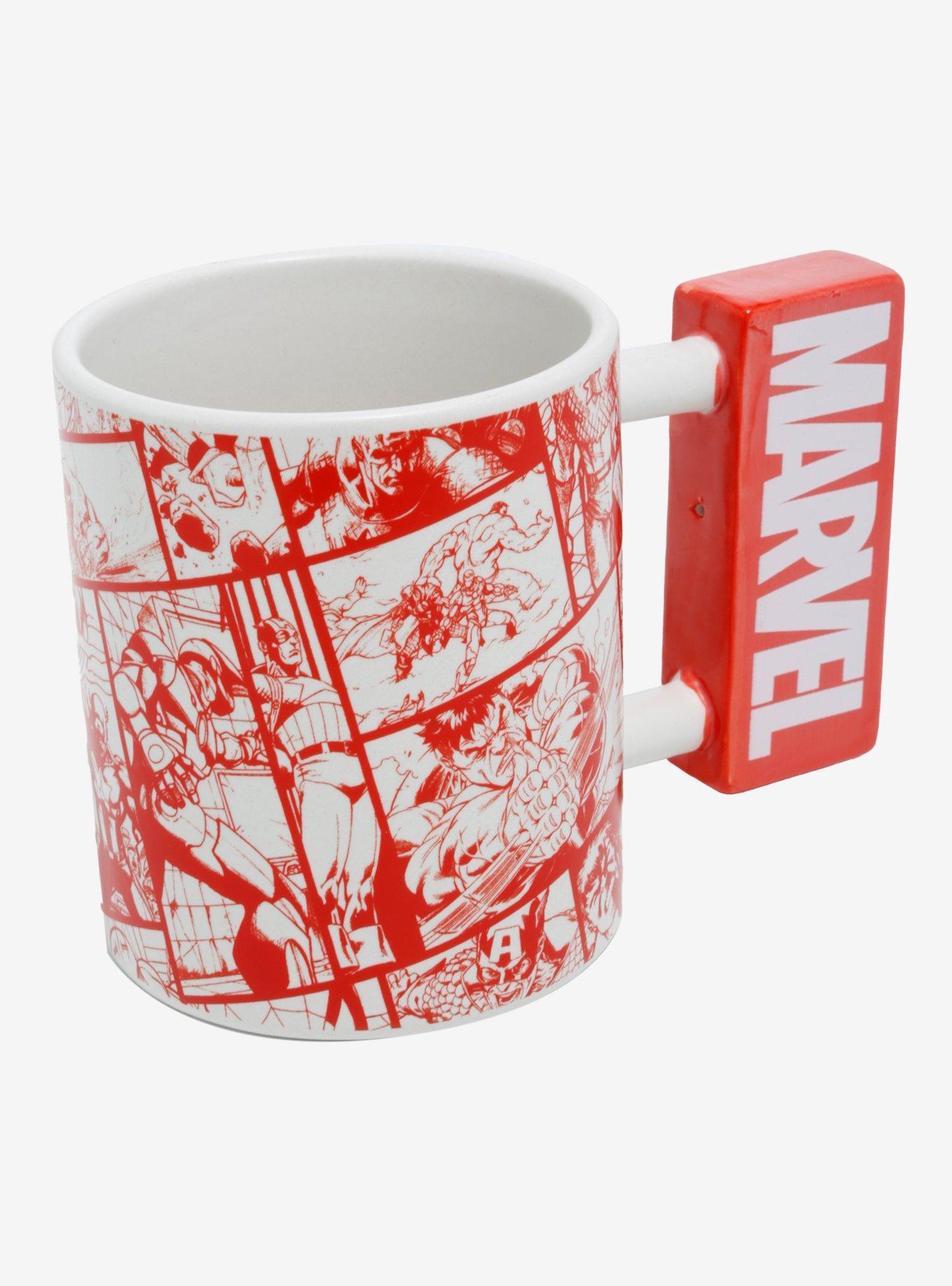 Marvel Comics Logo Figural Mug, , alternate