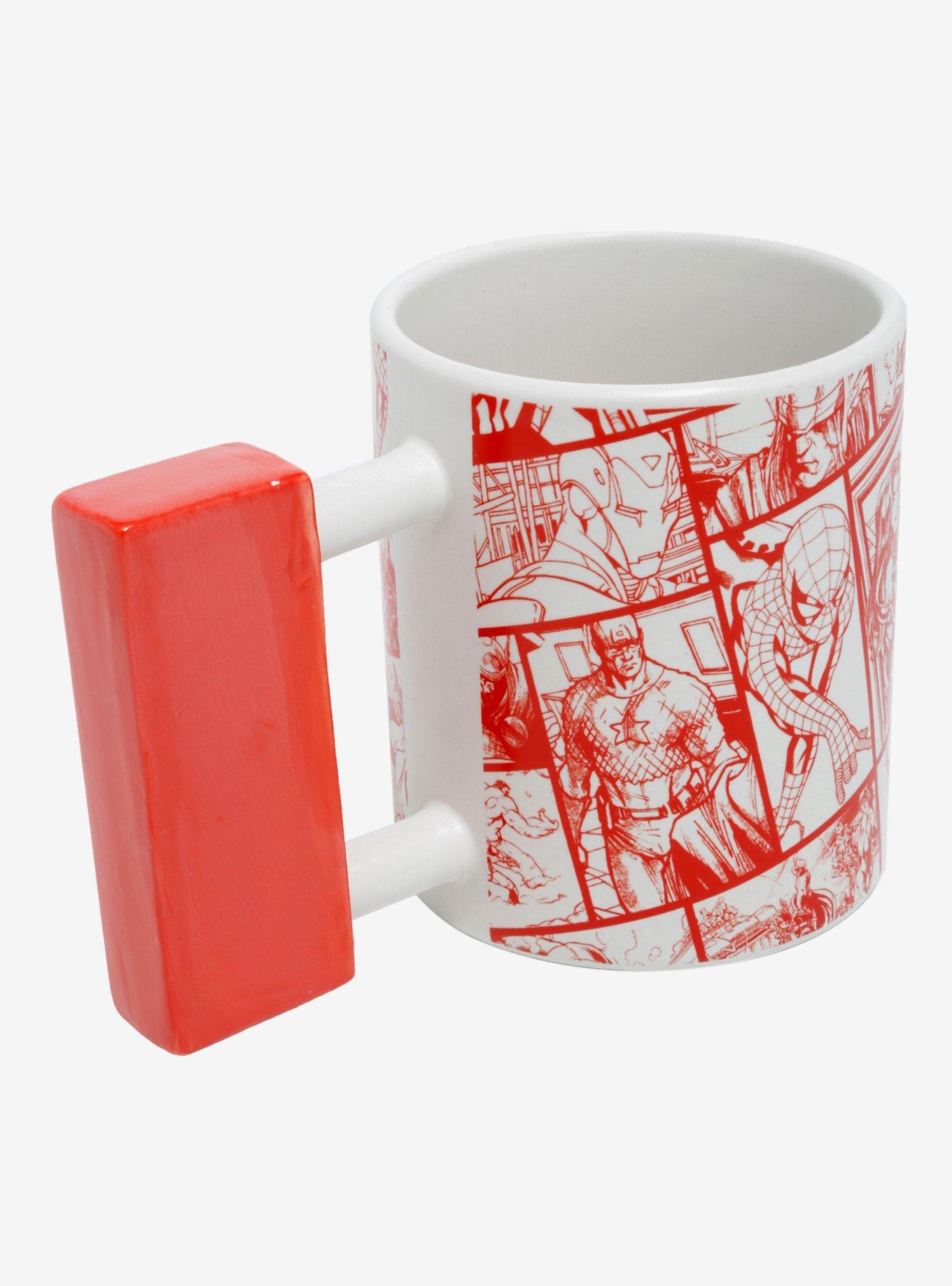 Marvel Comics Logo Figural Mug, , alternate