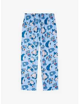 Pokémon Snorlax and Munchlax Allover Print Sleep Pants — BoxLunch Exclusive, , hi-res