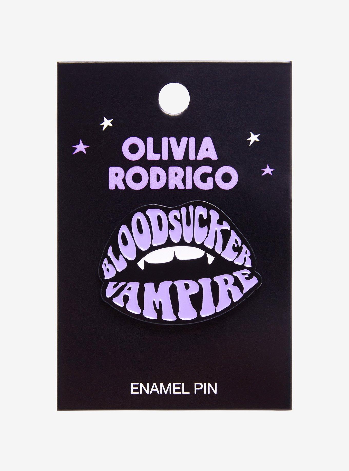 Olivia Rodrigo Vampire Mouth Enamel Pin, , alternate