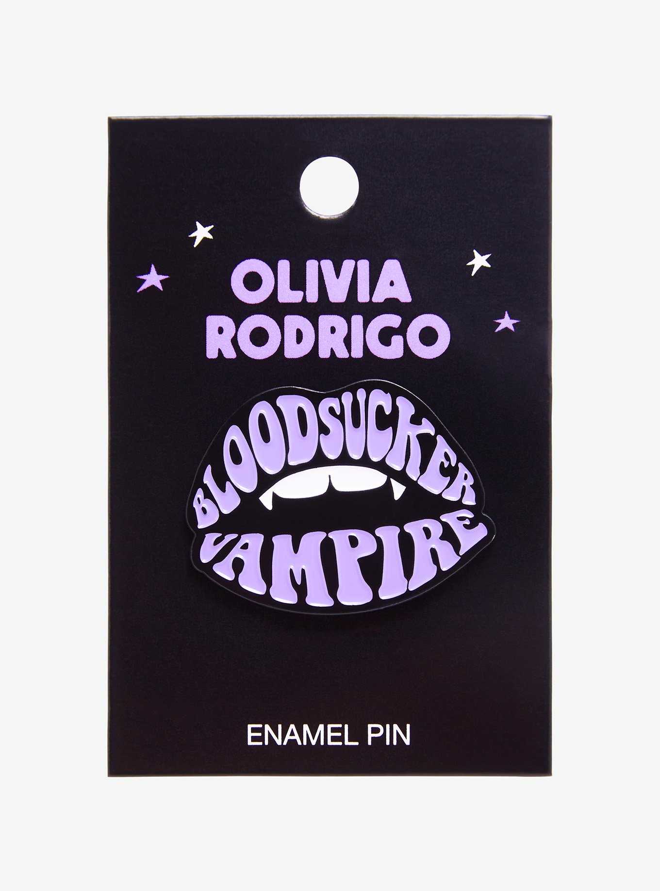 Olivia Rodrigo Vampire Mouth Enamel Pin, , hi-res