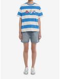 Her Universe Disney Stitch Character Mashup Stripe Oversized T-Shirt, BLUE STRIPE, alternate