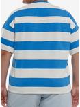 Her Universe Disney Stitch Character Mashup Stripe Oversized T-Shirt Plus Size, BLUE STRIPE, alternate