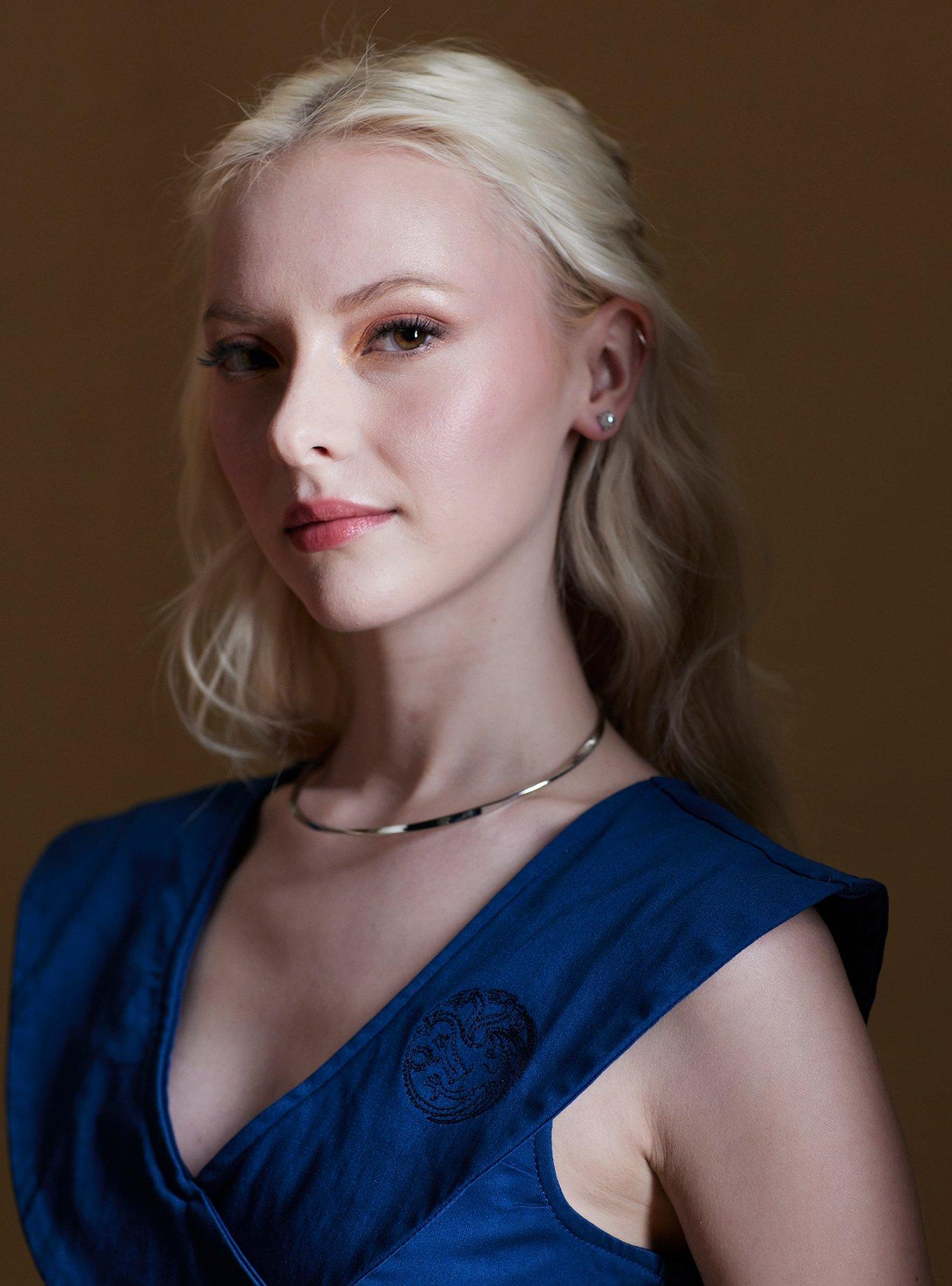 Her Universe Game Of Thrones Daenerys Targaryen Dress Her Universe Exclusive, BLUE SAPPHIRE, alternate
