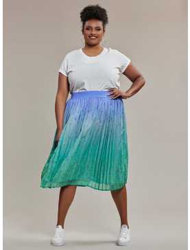 Her Universe Disney The Little Mermaid Icons Ombre Pleated Skirt Plus Size Her Universe Exclusive, , hi-res