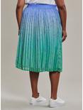 Her Universe Disney The Little Mermaid Icons Ombre Pleated Skirt Plus Size Her Universe Exclusive, MULTI, alternate