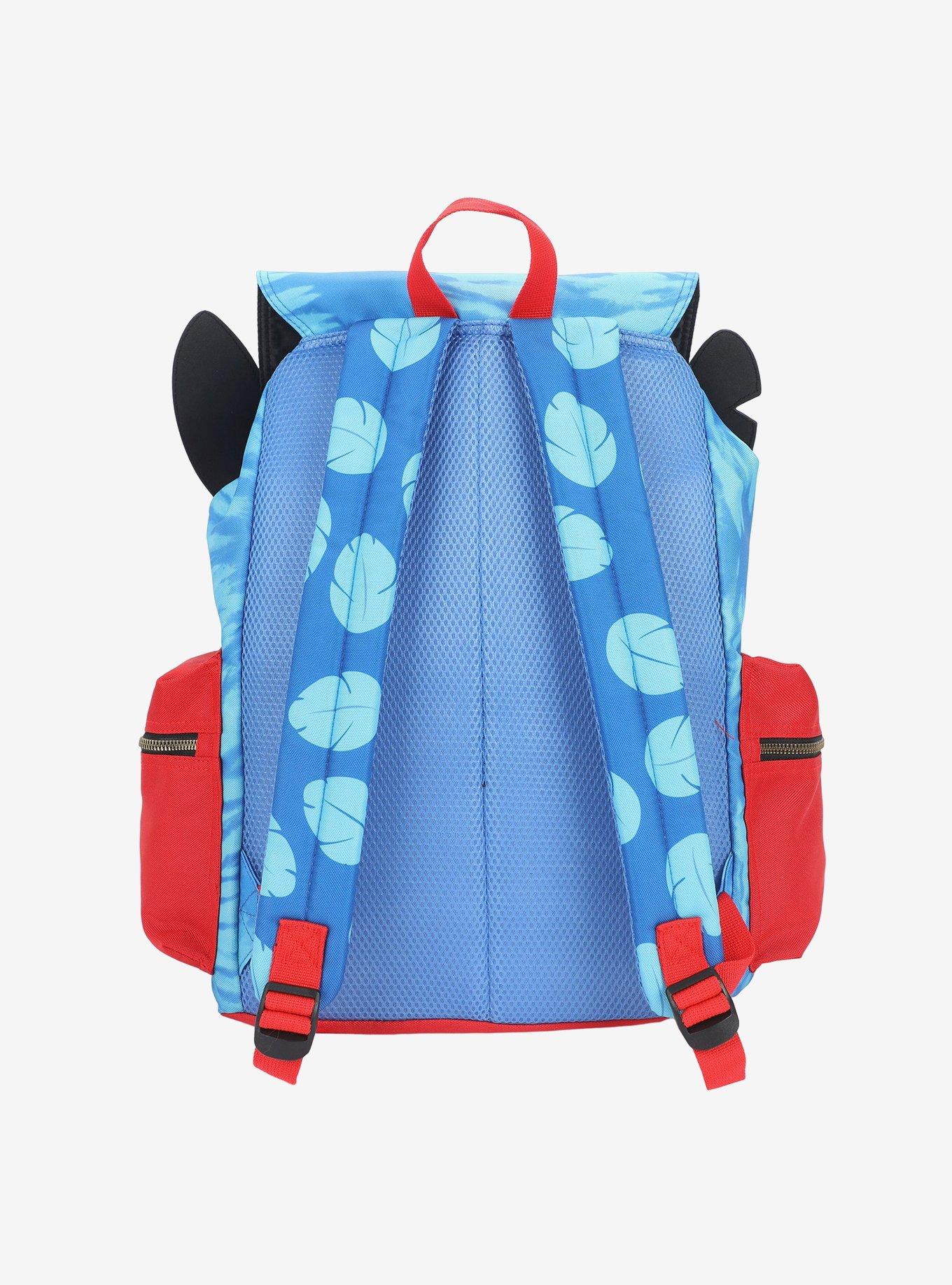 Disney Lilo & Stitch Smiling Stitch Slouch Backpack, , alternate