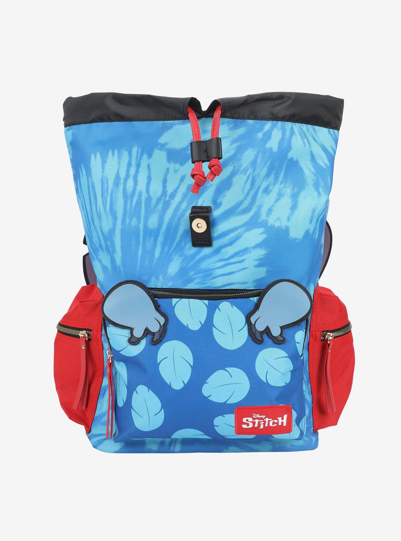 Disney Lilo & Stitch Smiling Stitch Slouch Backpack, , alternate