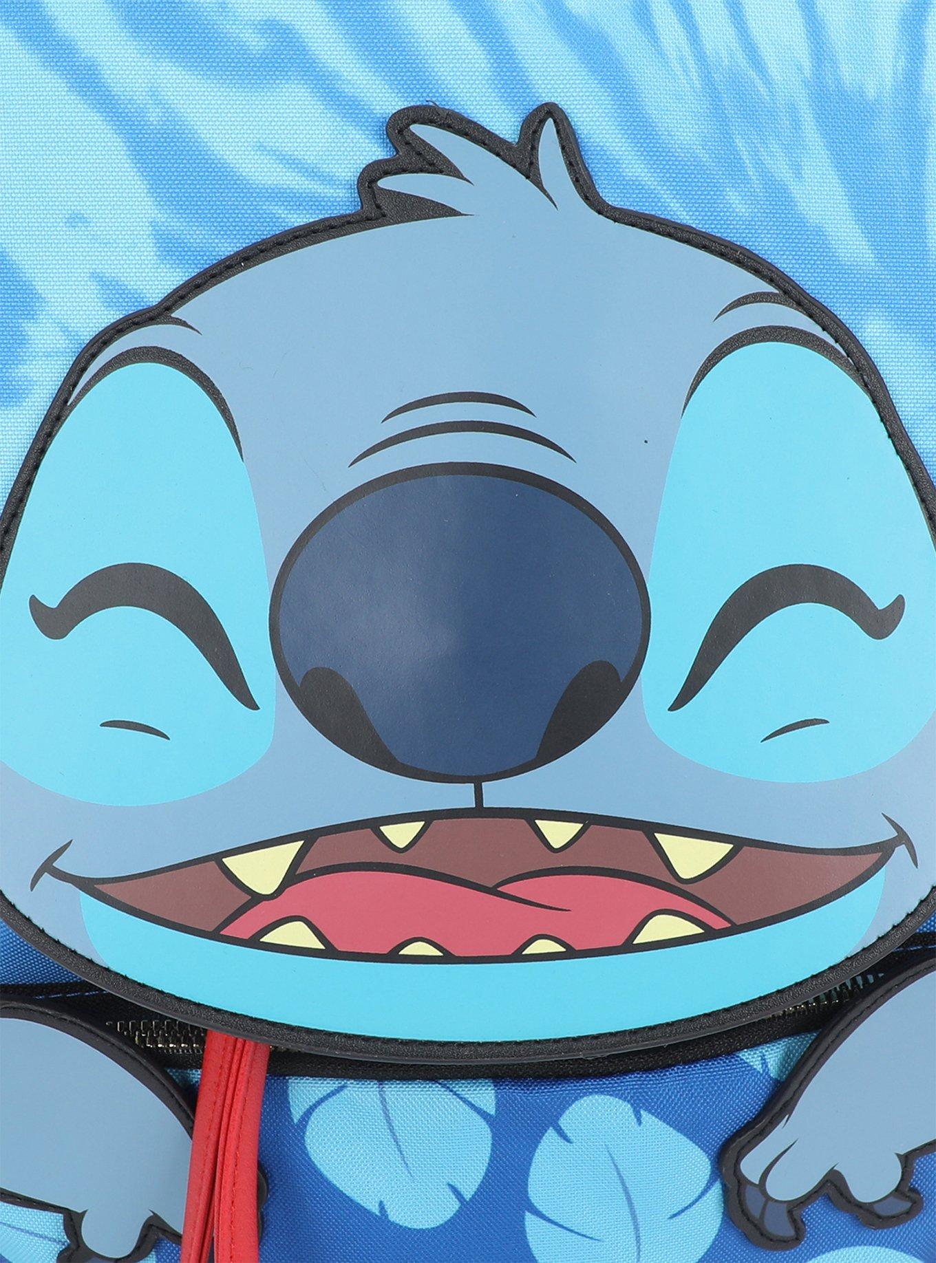 Disney Lilo & Stitch Smiling Stitch Slouch Backpack, , alternate