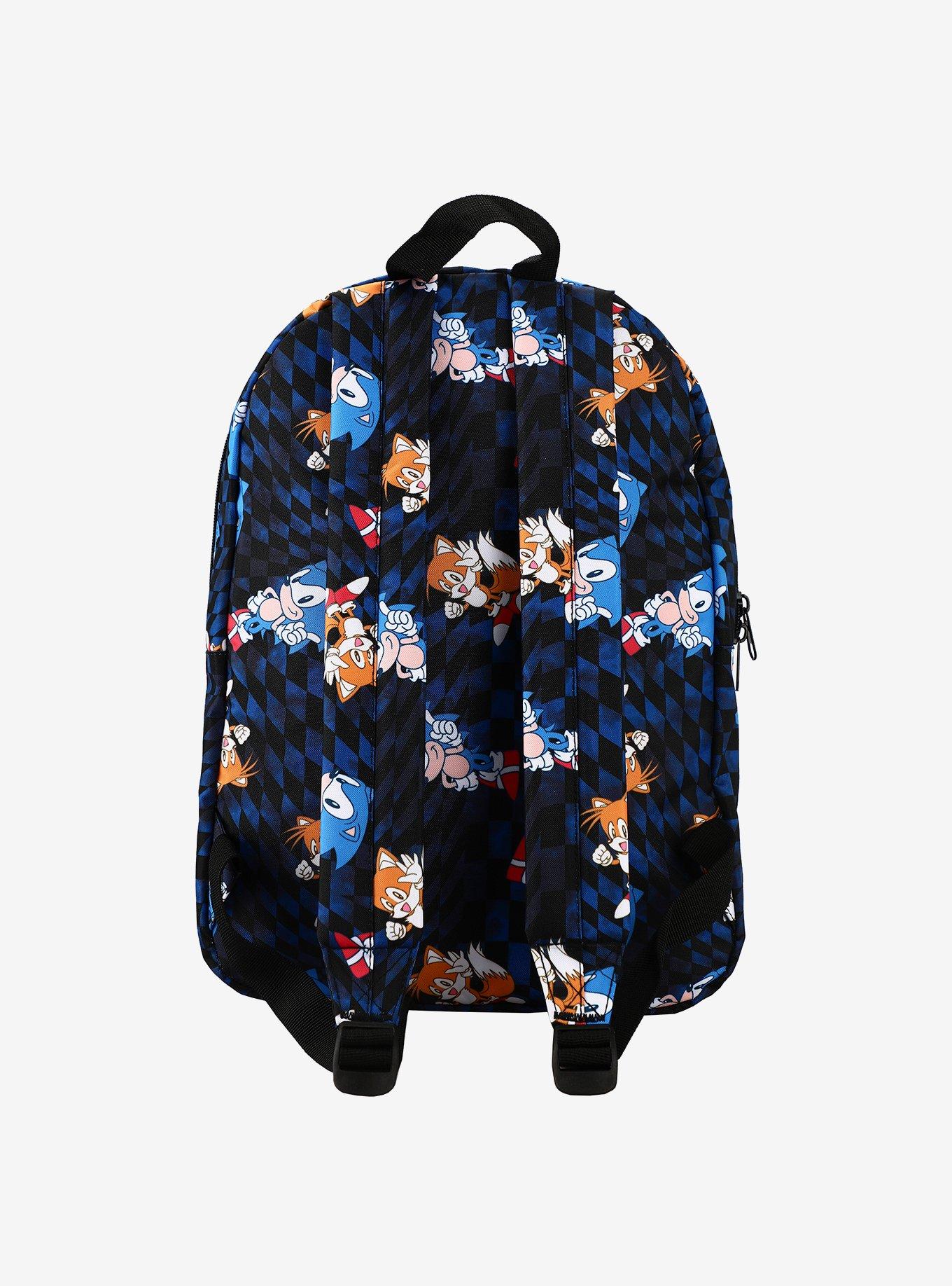 Sonic The Hedgehog Duo Warp Checkered Backpack, , alternate