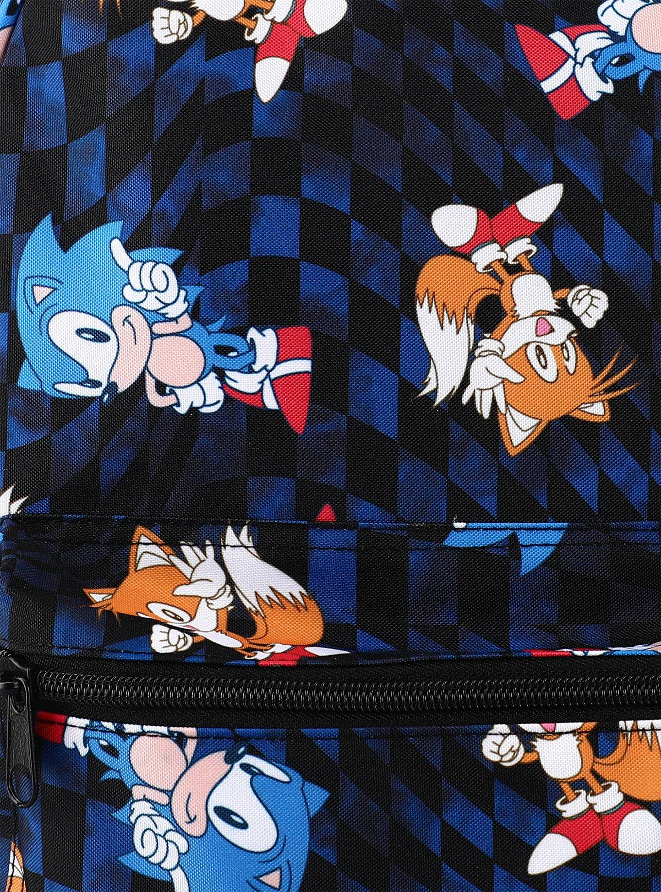 Sonic The Hedgehog Duo Warp Checkered Backpack, , alternate