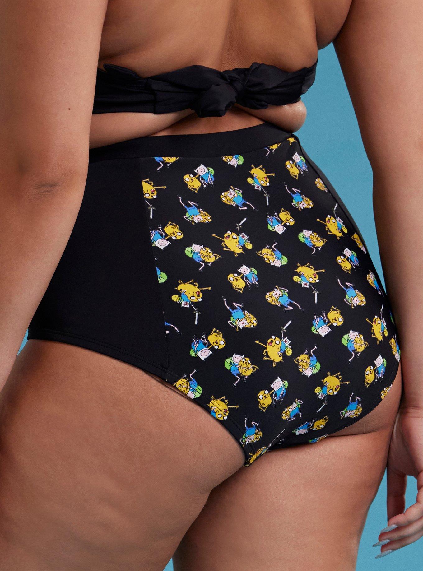 Adventure Time Jake & Finn Swim Bottoms Plus Size, MULTI, alternate