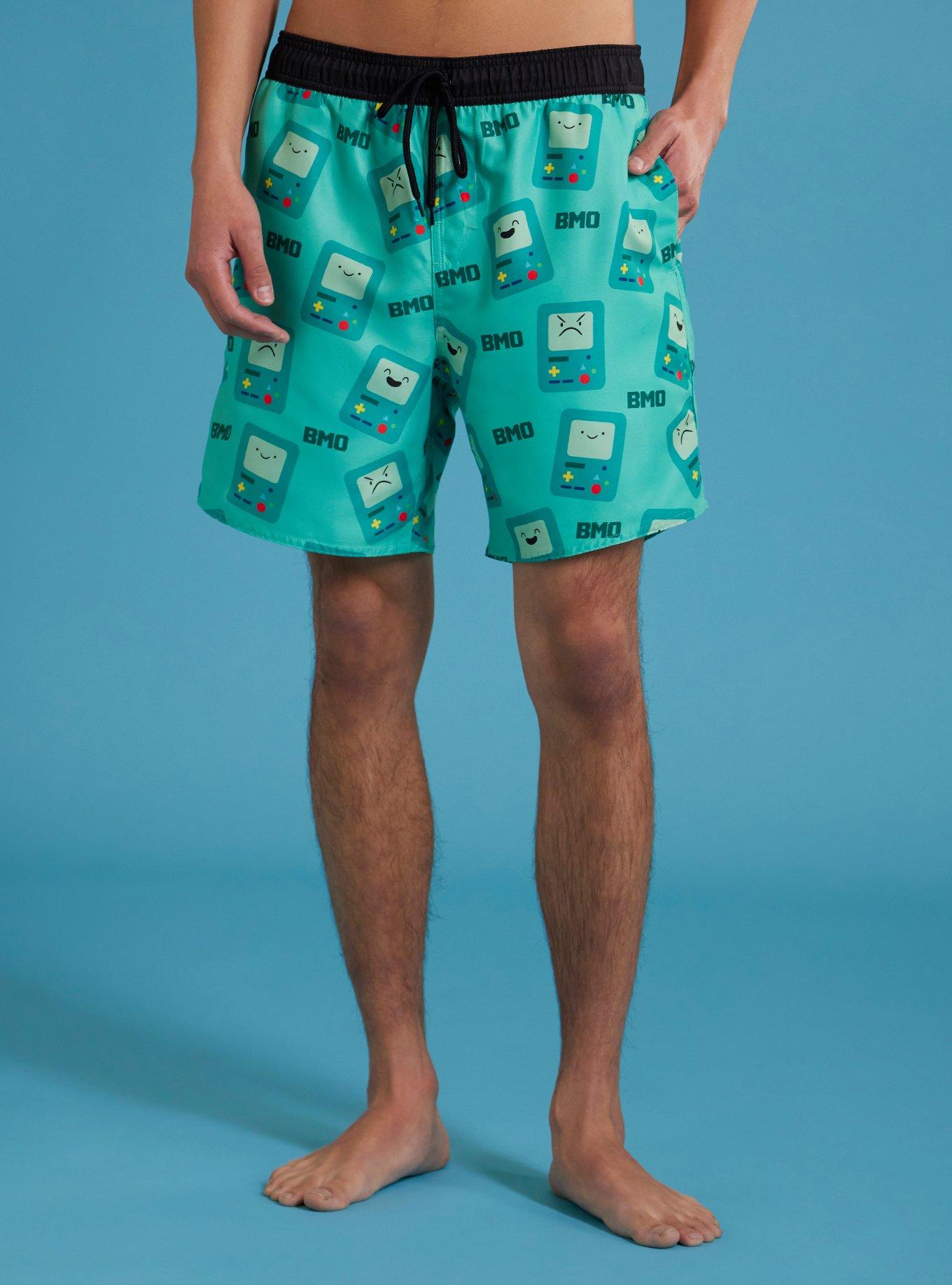 Adventure Time BMO Swim Trunks, MULTI, alternate