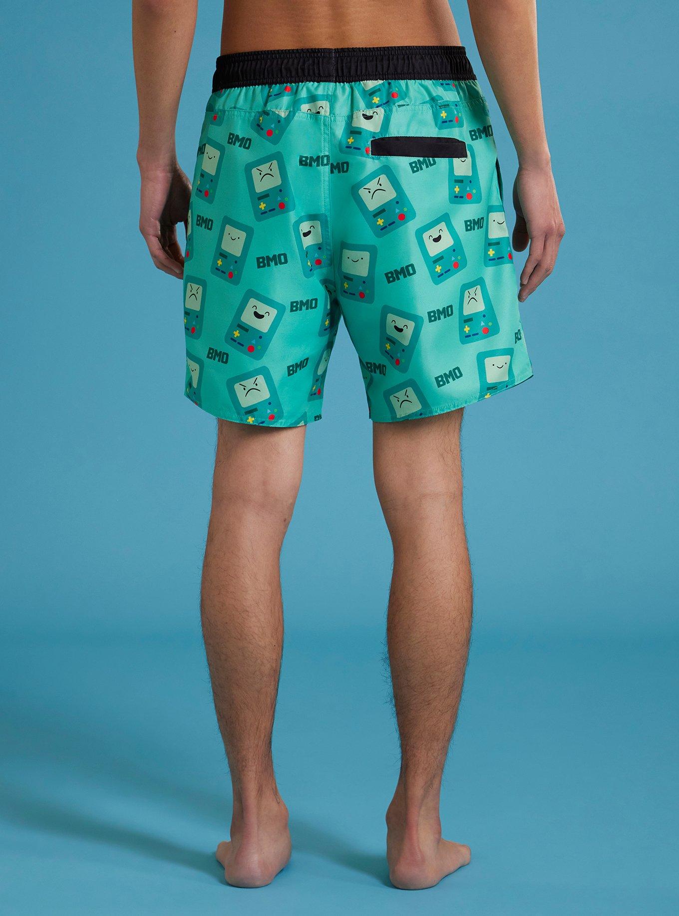 Adventure Time BMO Swim Trunks, MULTI, alternate