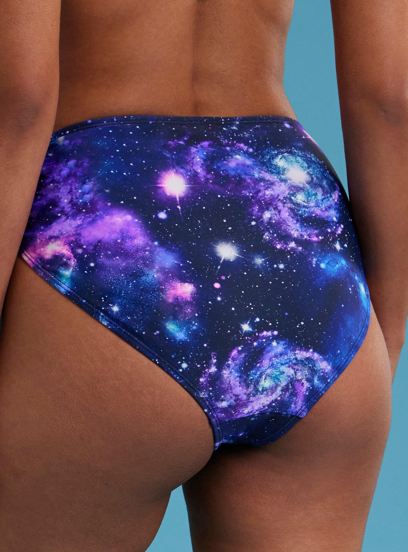 Cosmic Aura® Galaxy O-Ring Halter Swim Bottoms, MULTI, alternate