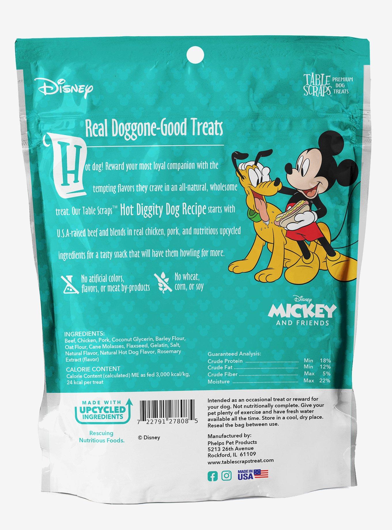 Disney Pluto Table Scraps Hot Diggity Dog Recipe Dog Treats 5 oz. (2-Pack), , alternate