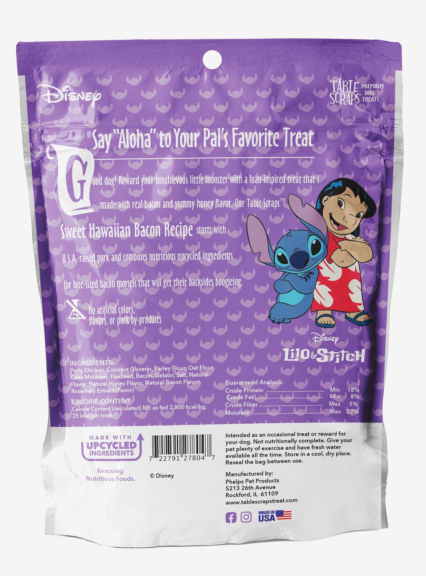 Disney Lilo & Stitch Table Scraps Sweet Hawaiian Bacon Dog Treats 5 oz. (2-Pack), , hi-res