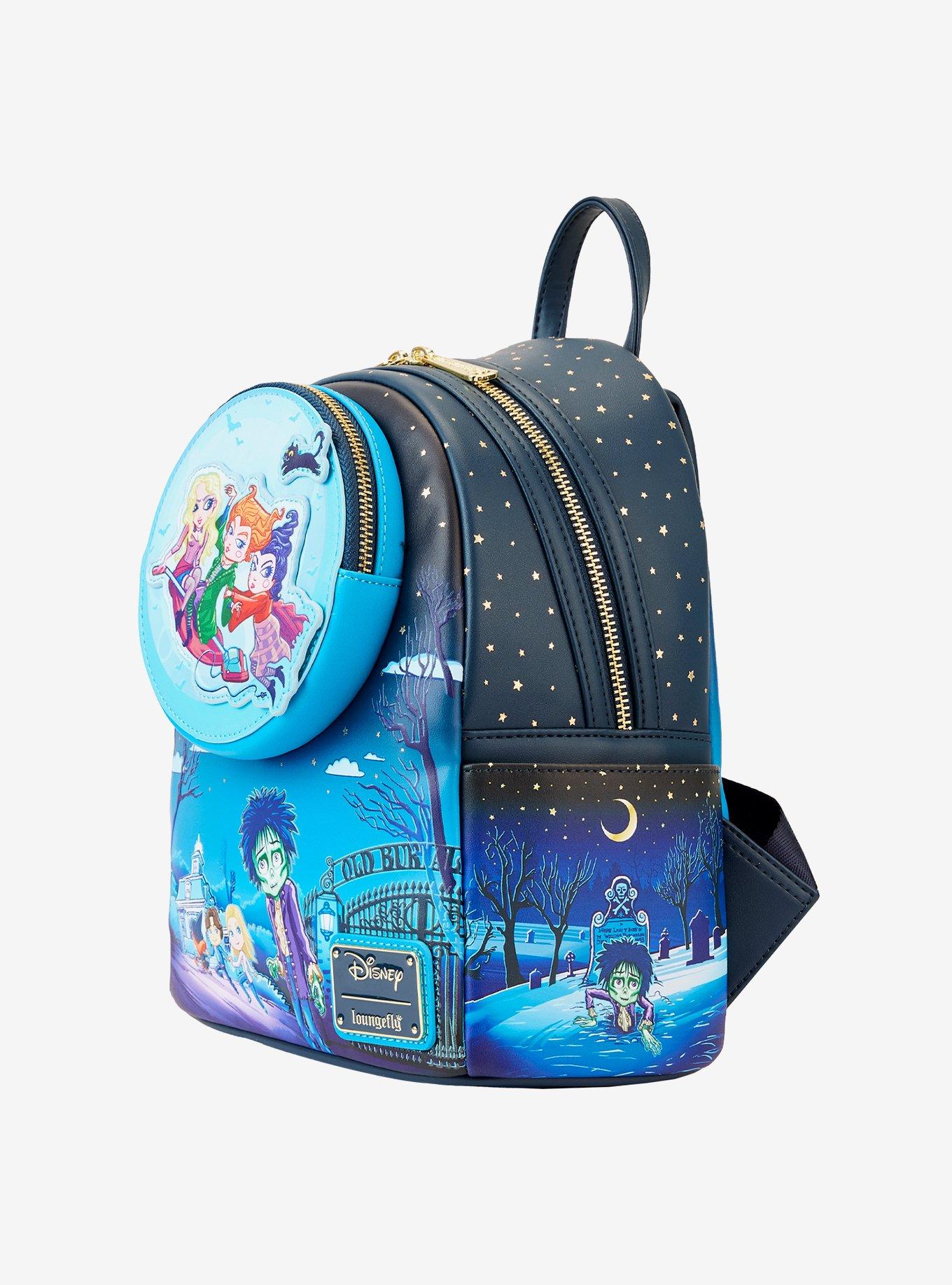 Loungefly Disney Hocus Pocus Graveyard Glow-In-The-Dark Mini Backpack, , alternate