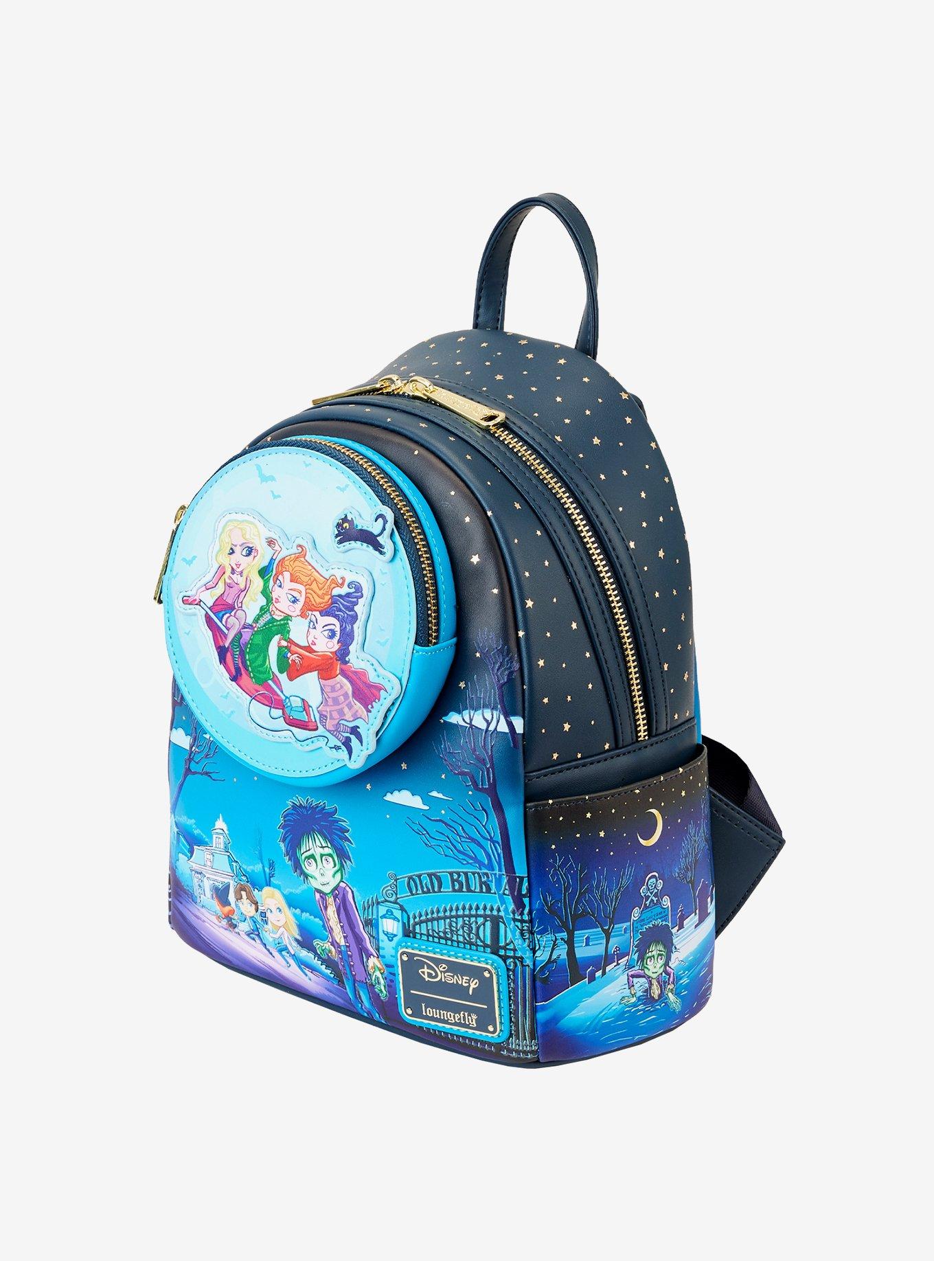 Loungefly Disney Hocus Pocus Graveyard Glow-In-The-Dark Mini Backpack, , alternate