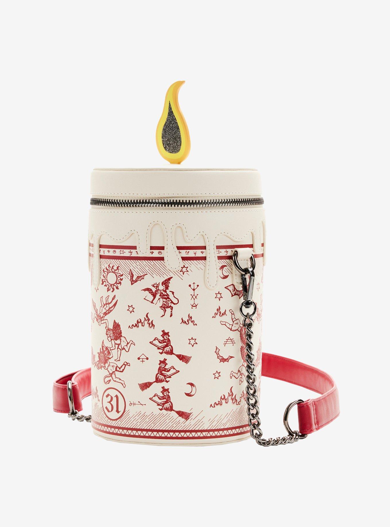 Loungefly Disney Hocus Pocus Black Flame Candle Crossbody Bag, , alternate