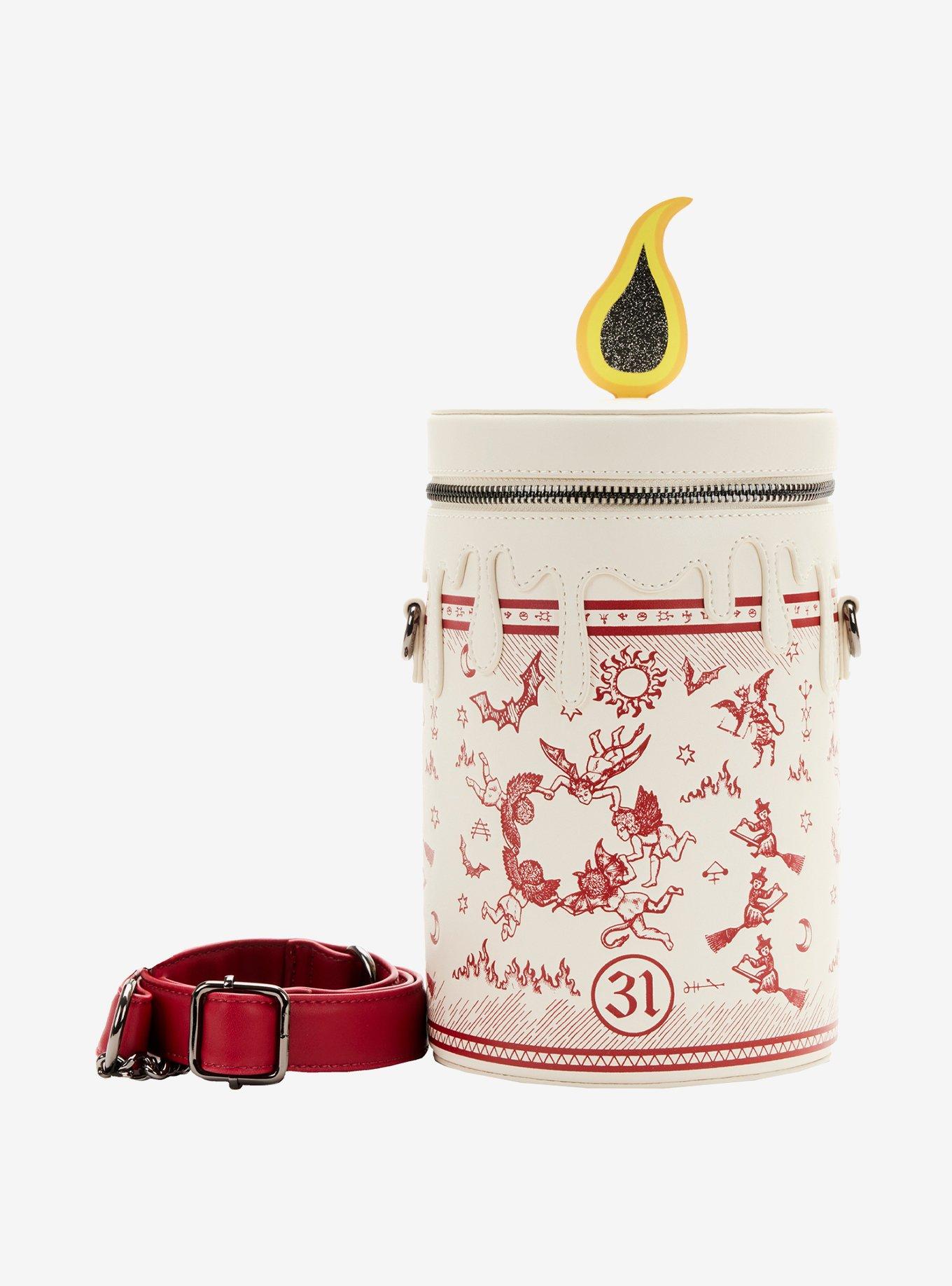 Loungefly Disney Hocus Pocus Black Flame Candle Crossbody Bag, , alternate