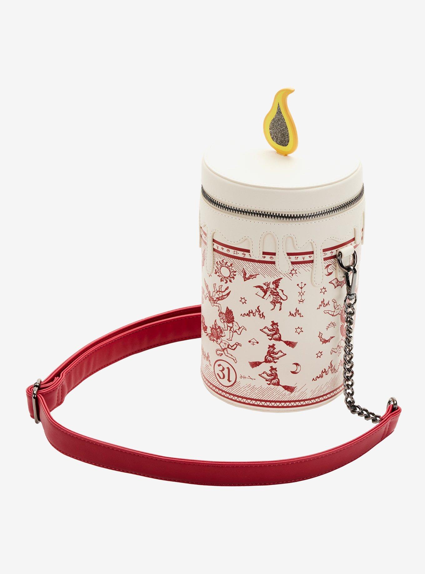 Loungefly Disney Hocus Pocus Black Flame Candle Crossbody Bag, , alternate