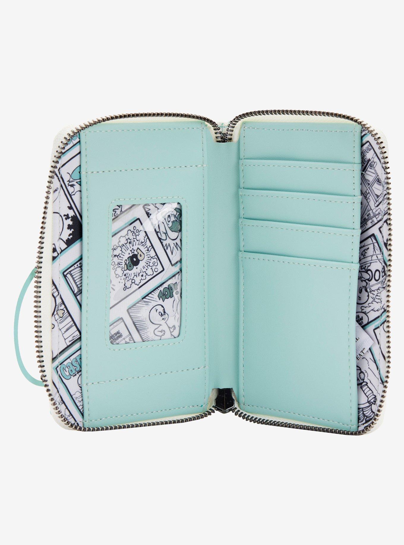 Loungefly Casper The Friendly Ghost Glow-In-The-Dark Zipper Wallet, , alternate