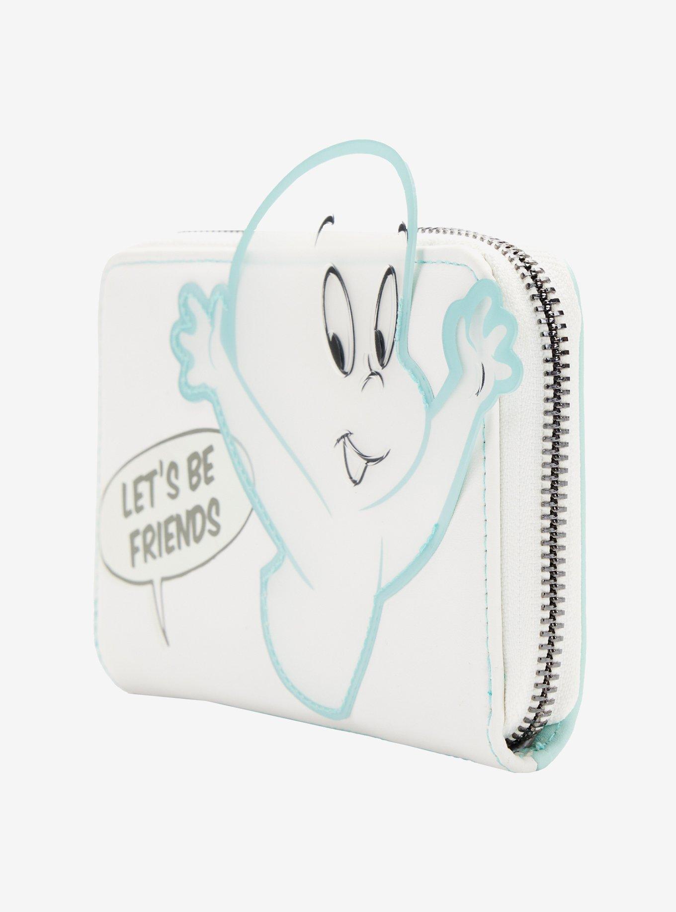 Loungefly Casper The Friendly Ghost Glow-In-The-Dark Zipper Wallet, , alternate
